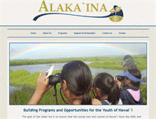 Tablet Screenshot of alakaina.org